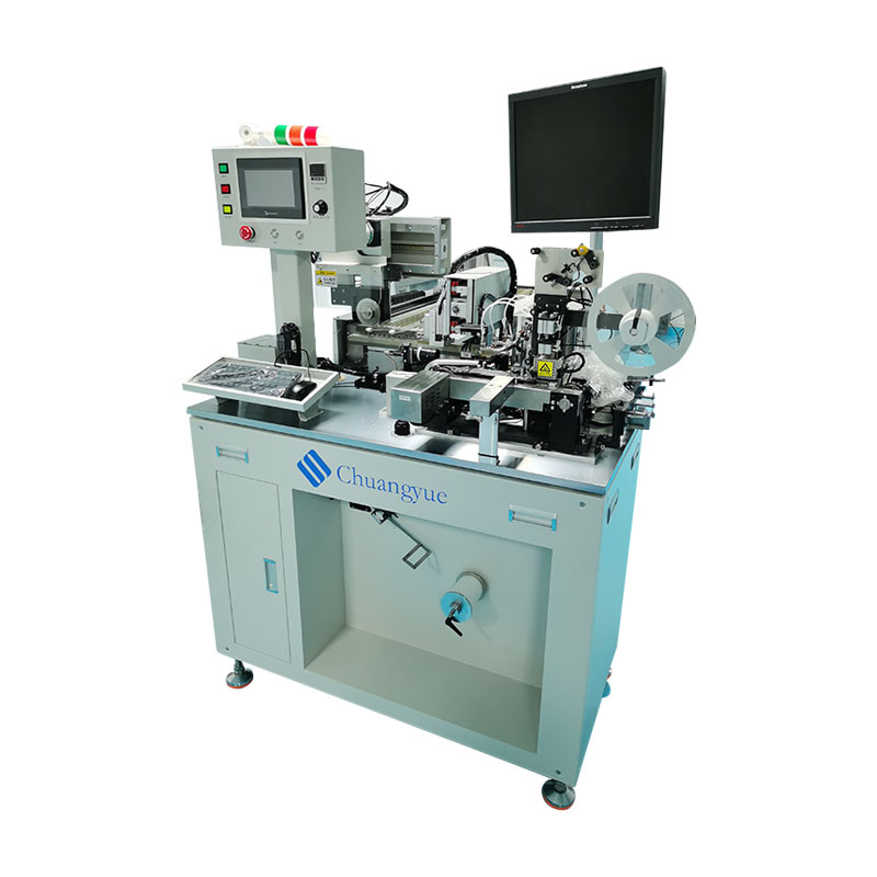 卷料裁切編帶機